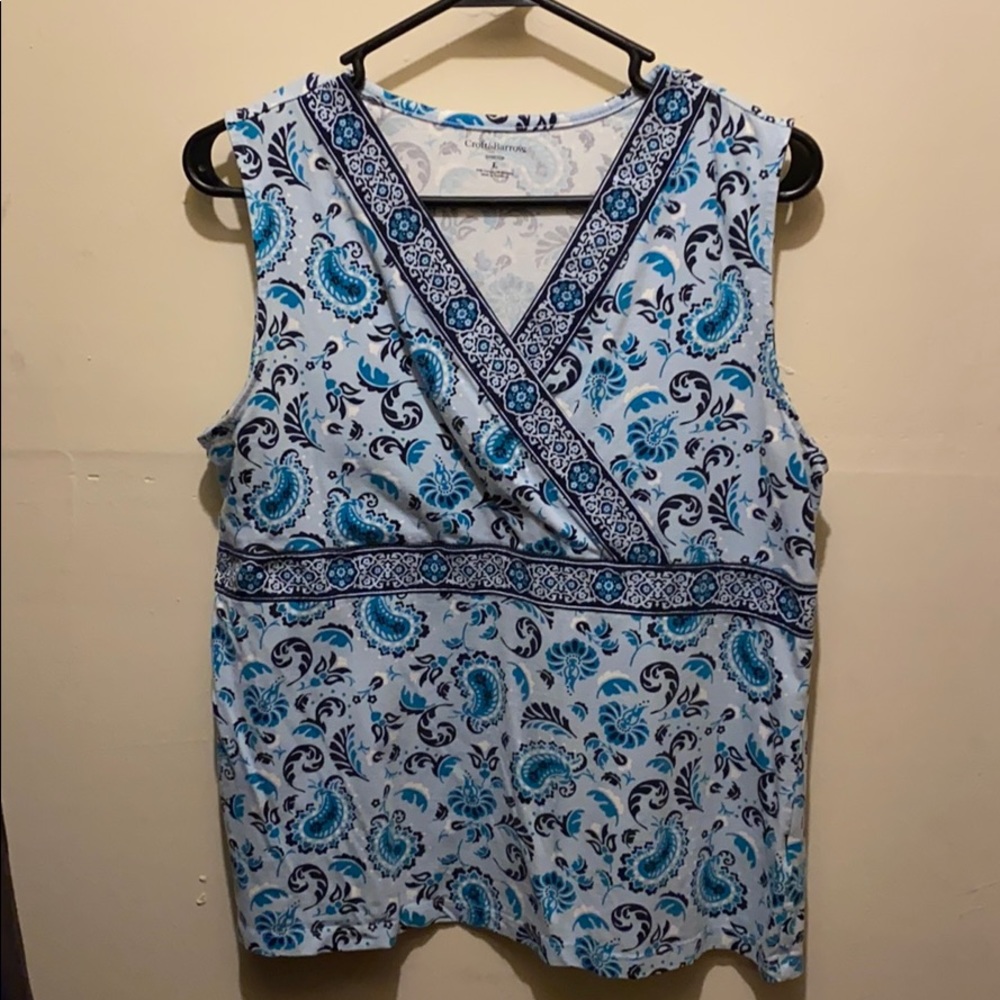 Croft & Barrow Sleeveless Blouse